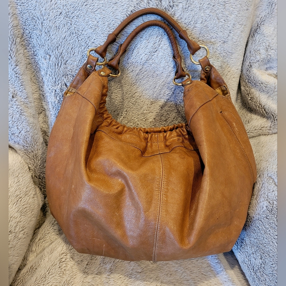 GIANNI NOTARO Italian Leather Hobo Bag - Picture 8 of 14